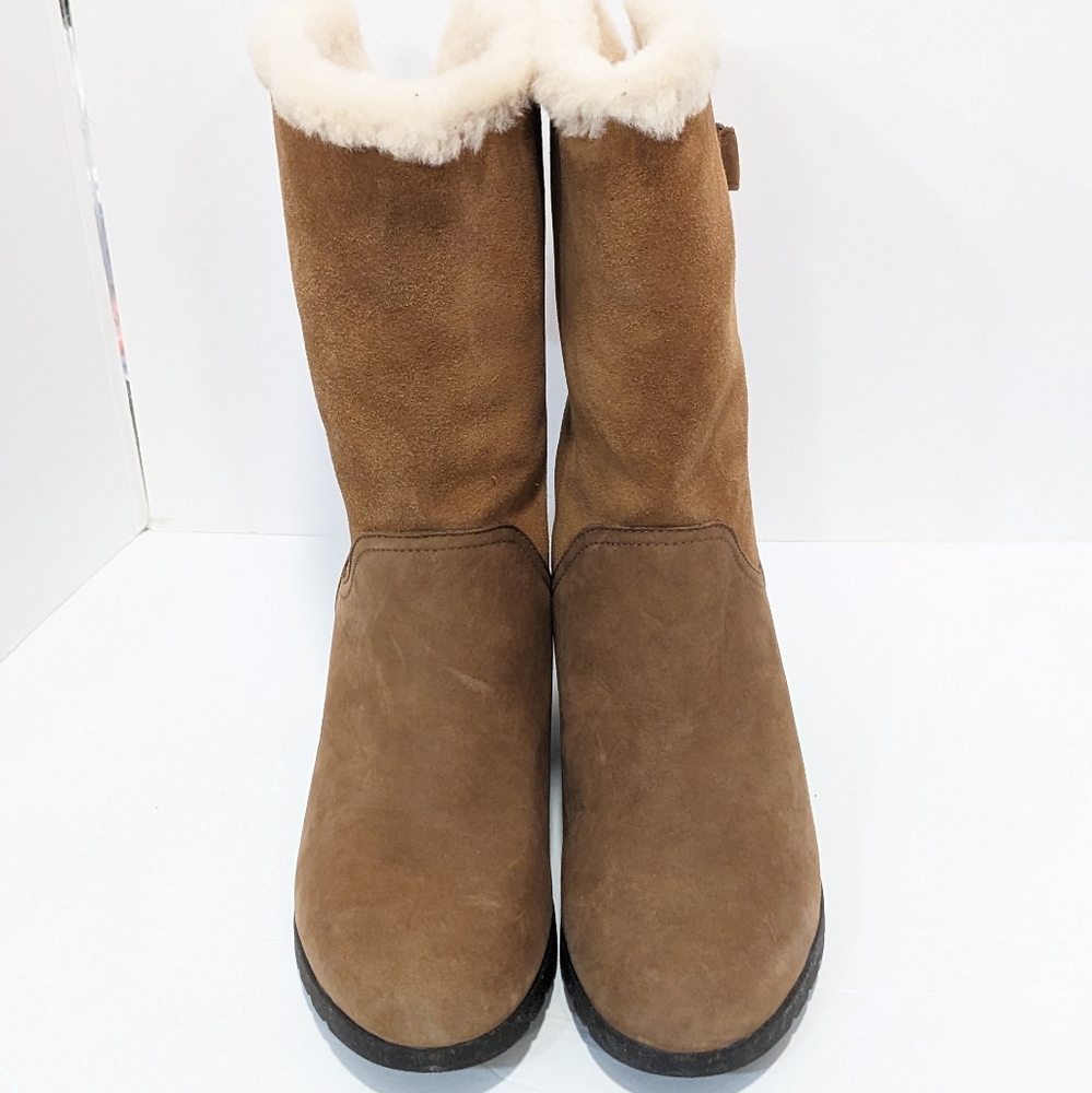 NWOT UGG Waterproof Edelina Wedge Boots - Picture 6 of 16